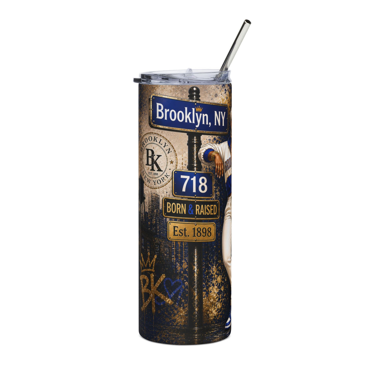 Brooklyn Made 20 oz Stainless Steel Tumbler | Crafted By Nikki