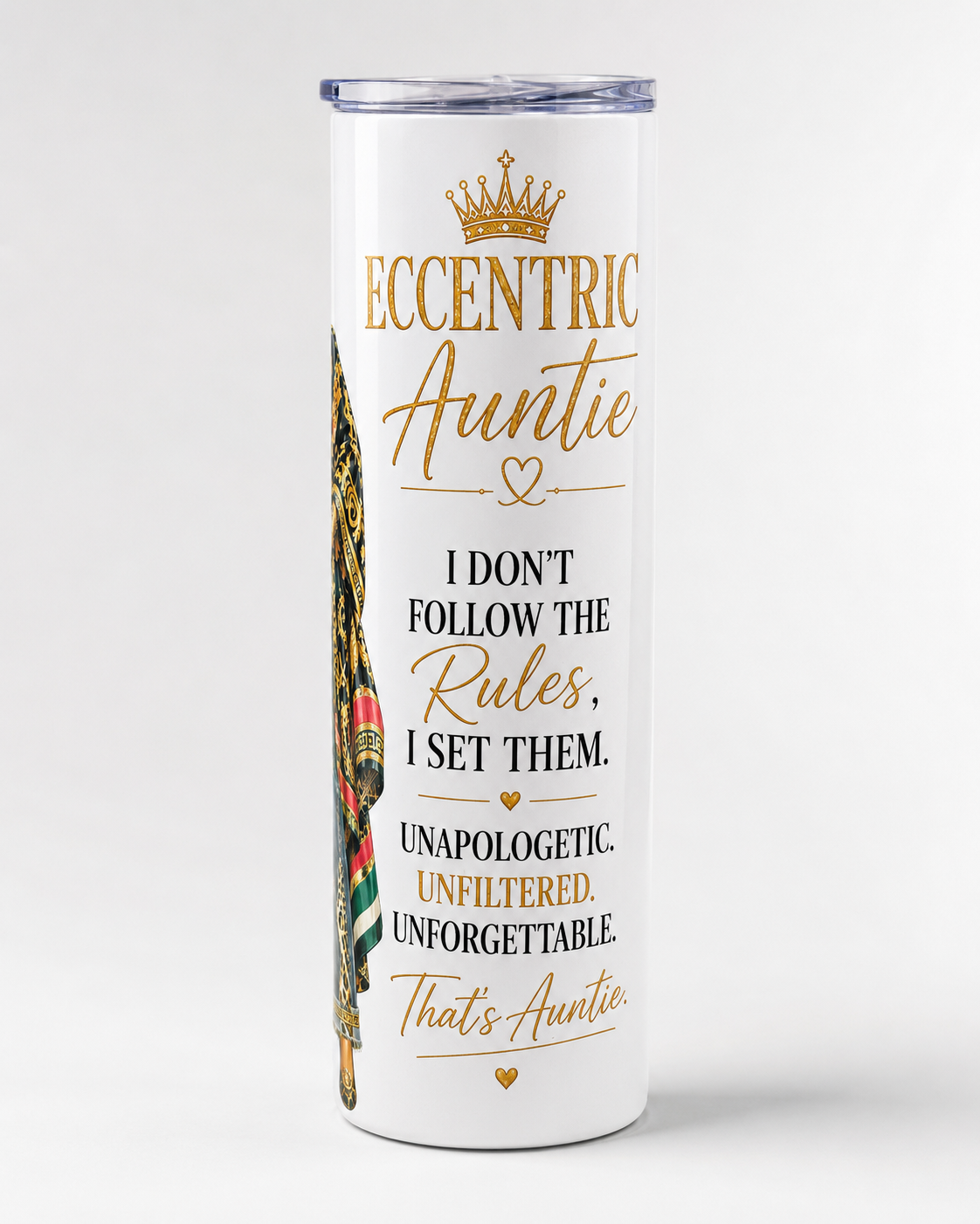 Eccentric Auntie 20oz Tumbler | Bold, Unapologetic & Stylish Gift
