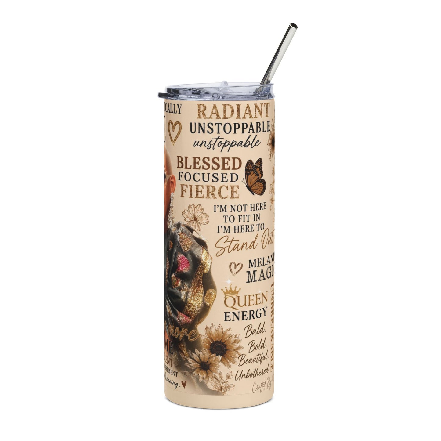 "Unapologetically Me" Inspirational Tumbler