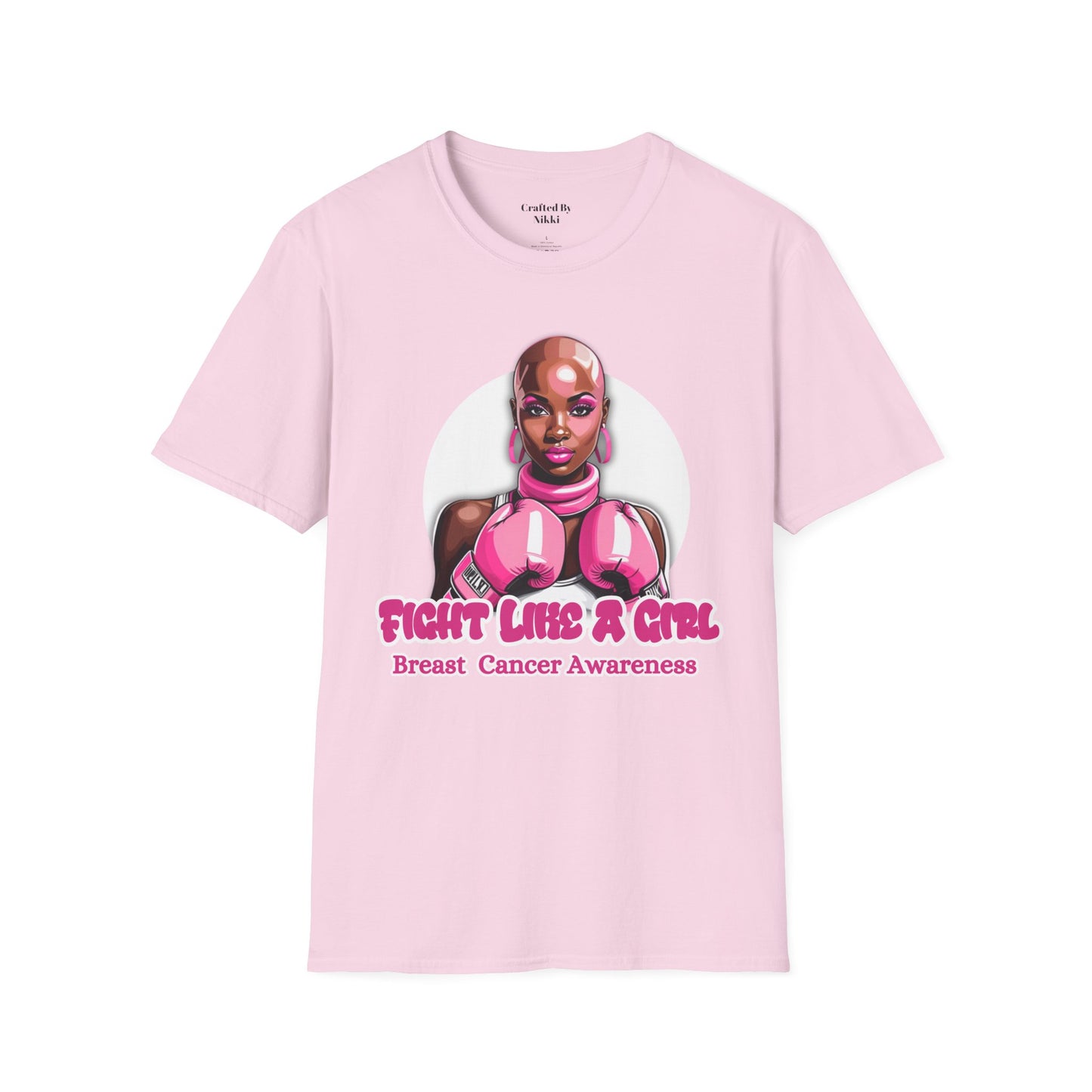 Breast Cancer Awareness  "Fight Like A Girl" Graphic Tee