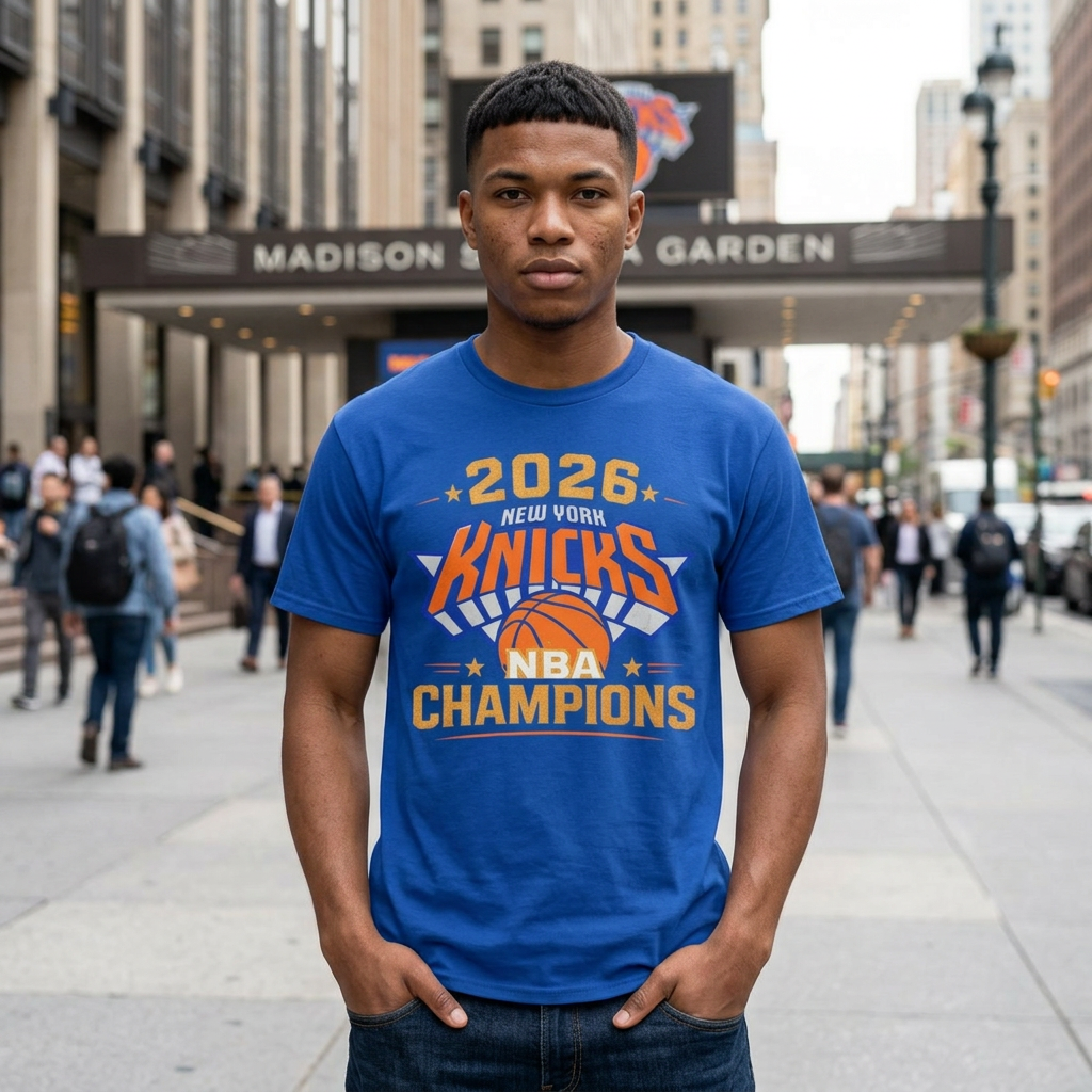 2026 New York Knicks NBA Champions T-Shirt