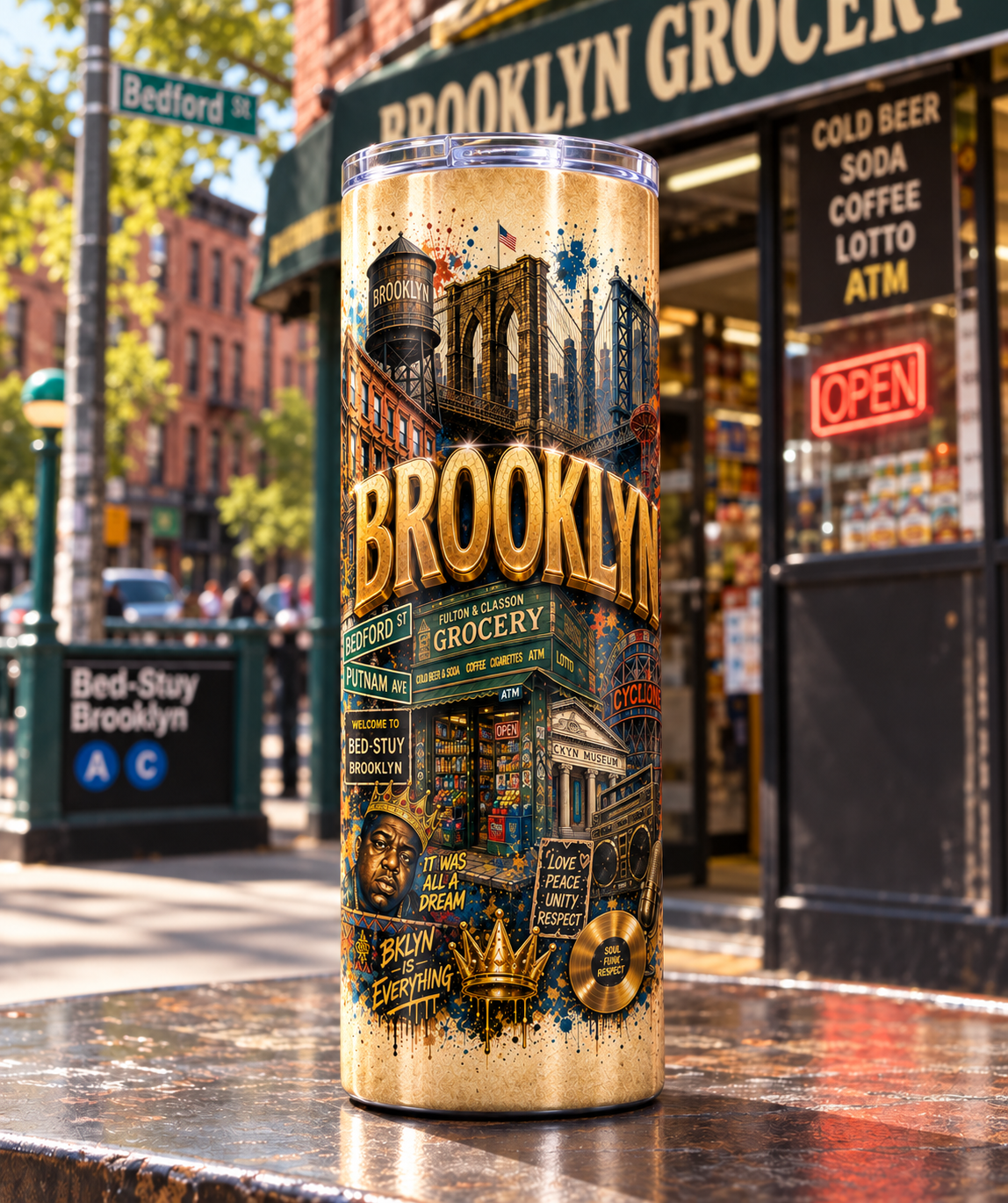Brooklyn 20 oz Tumbler | Rep Yo' City | Crafted By Nikki