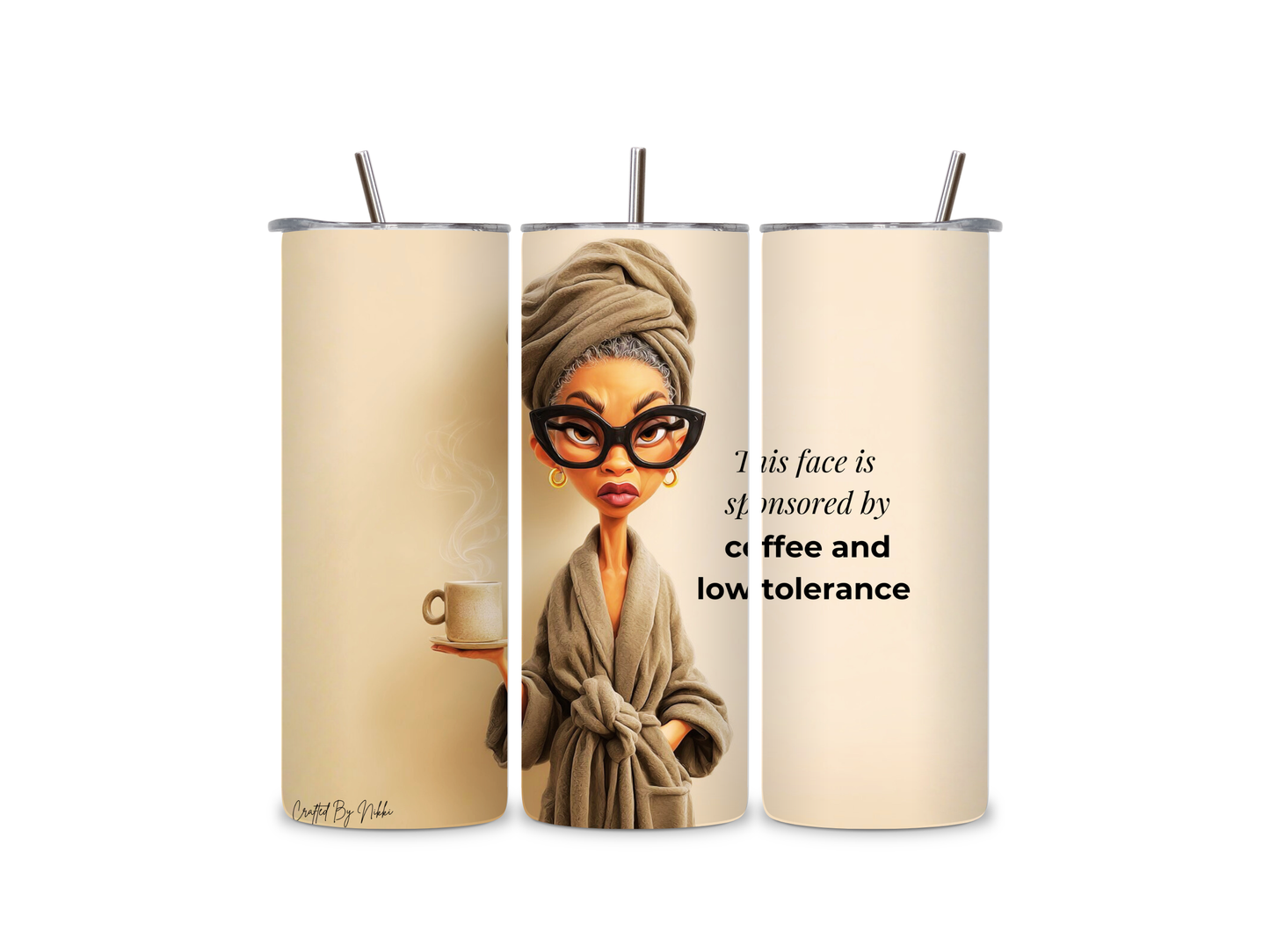 Auntie “Coffee & Low Tolerance” 20oz Tumbler