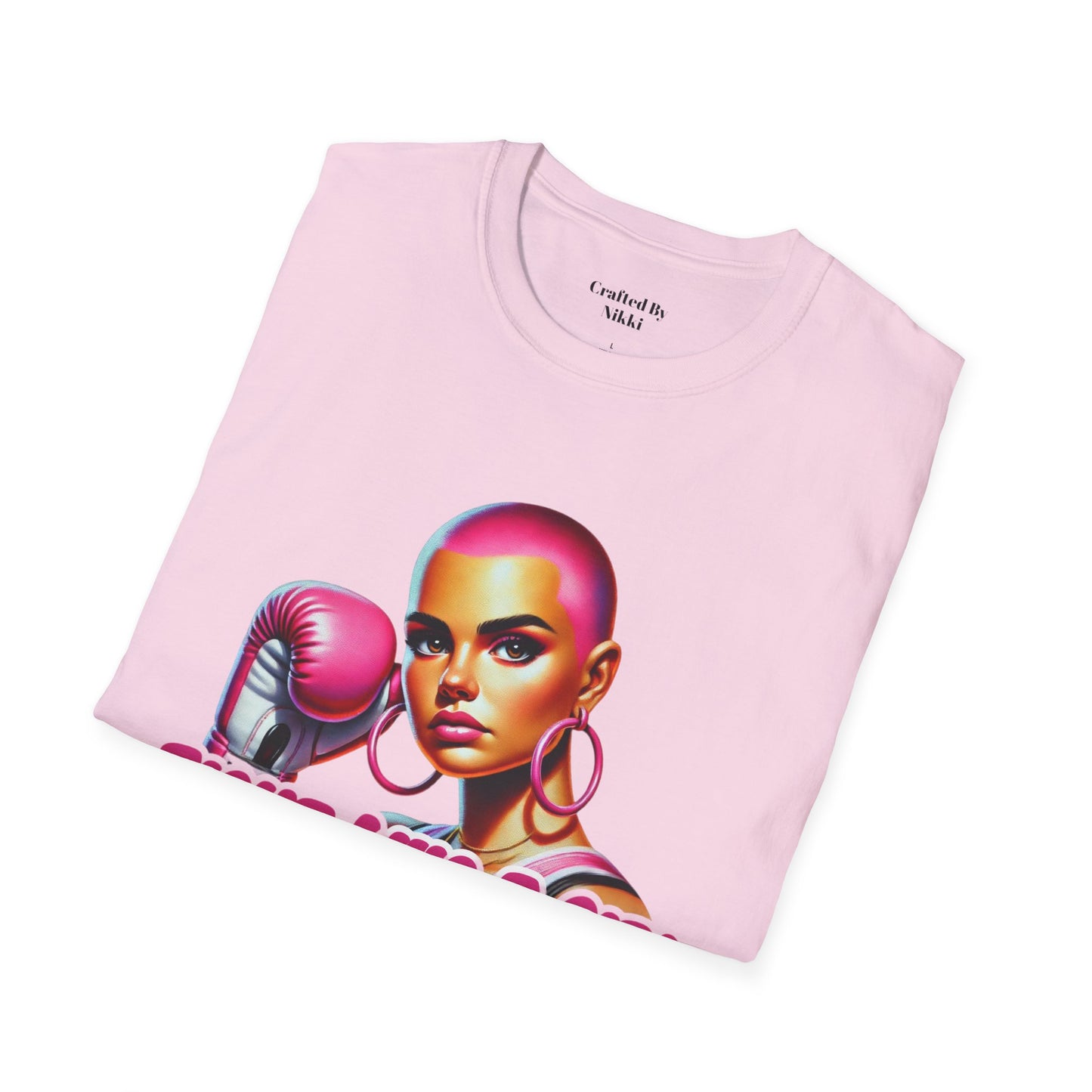 Breast Cancer Awareness  "Fight Like A Girl" Graphic Tee