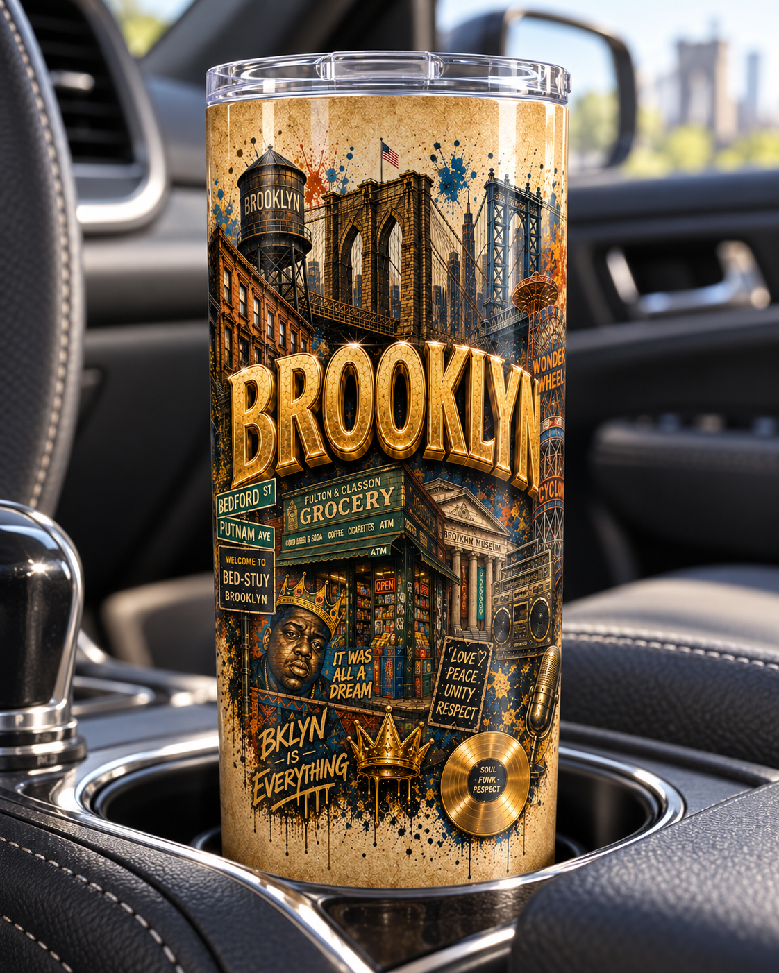 Brooklyn 20 oz Tumbler | Rep Yo' City | Crafted By Nikki