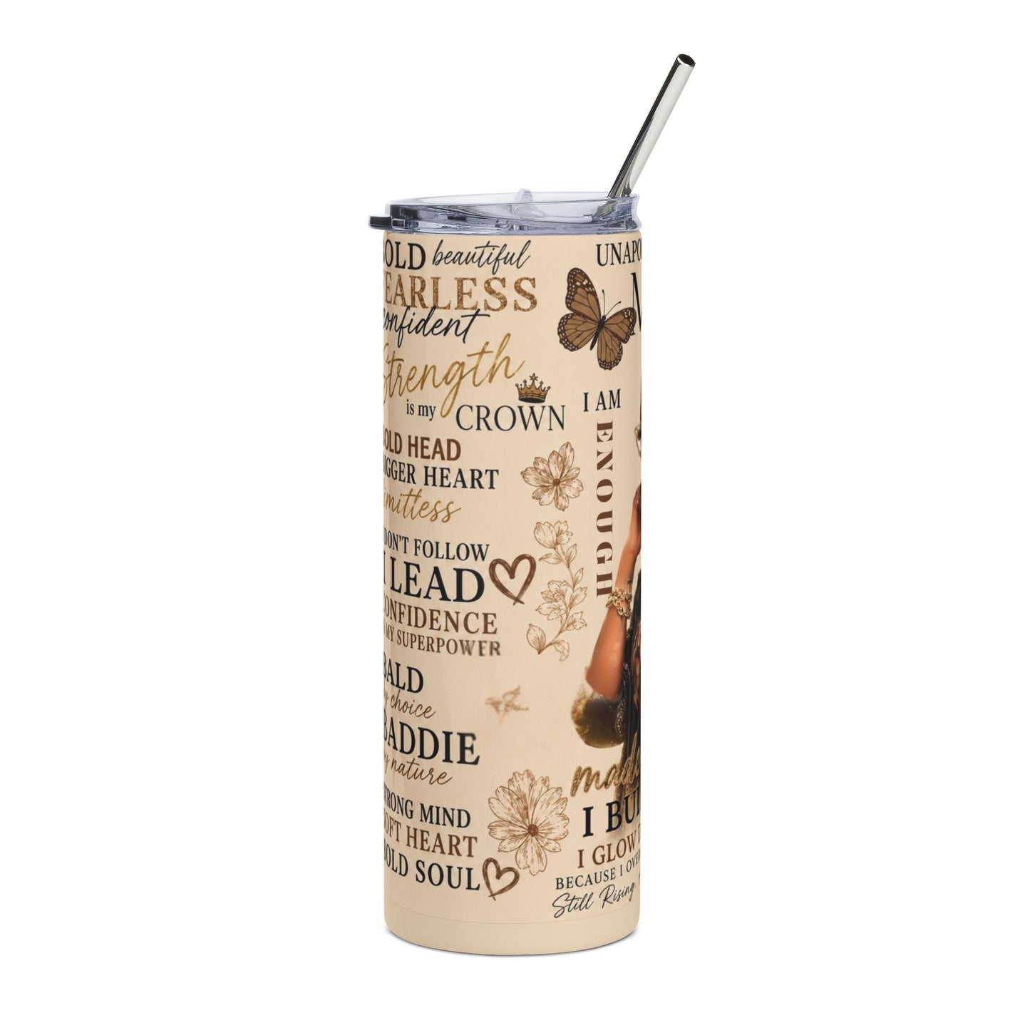 "Unapologetically Me" Inspirational Tumbler