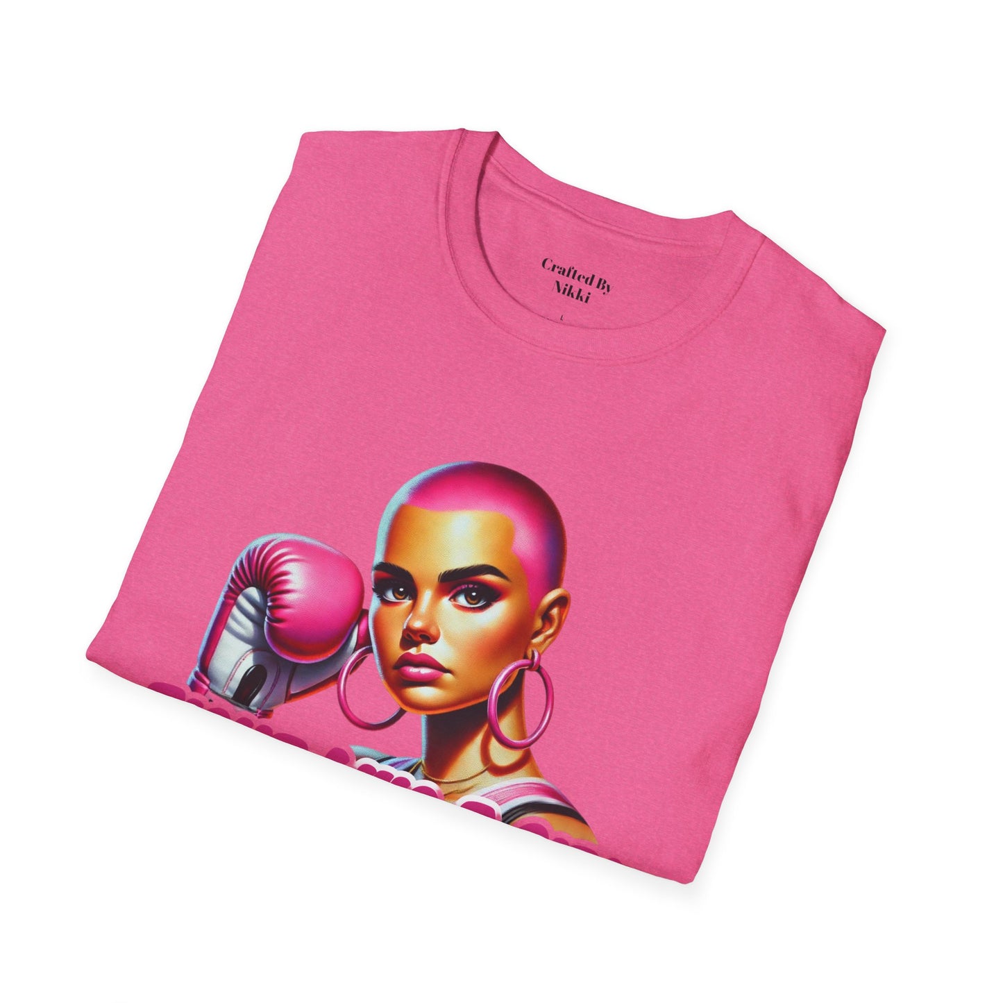 Breast Cancer Awareness  "Fight Like A Girl" Graphic Tee