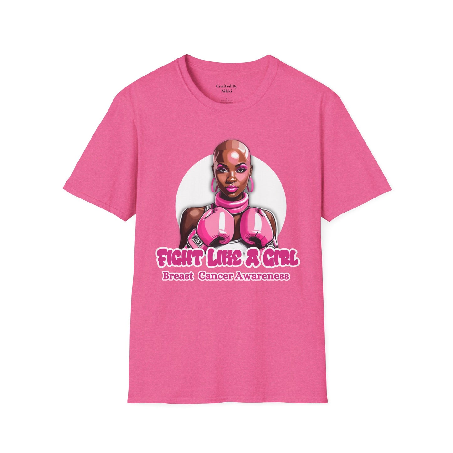 Breast Cancer Awareness  "Fight Like A Girl" Graphic Tee