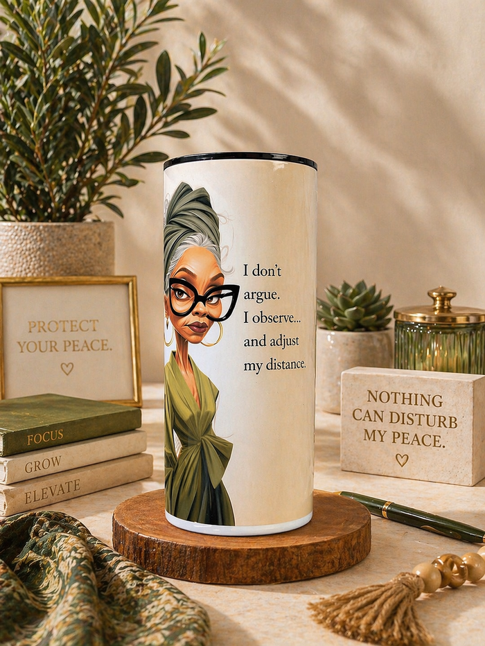 Auntie " I observe" 20oz Tumbler