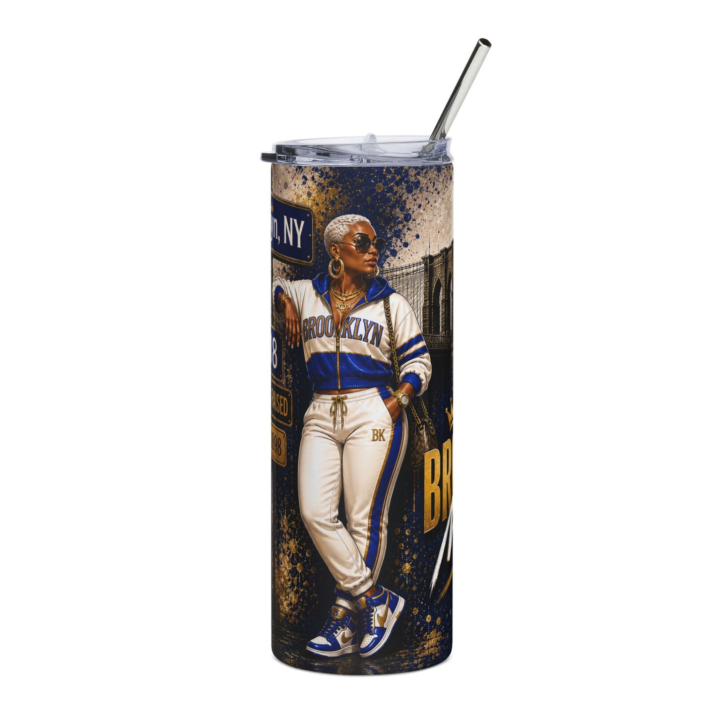 Brooklyn Born & Raised 20oz Stainless Steel Tumbler