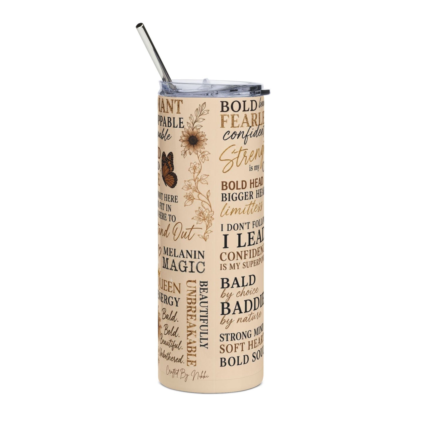 "Unapologetically Me" Inspirational Tumbler