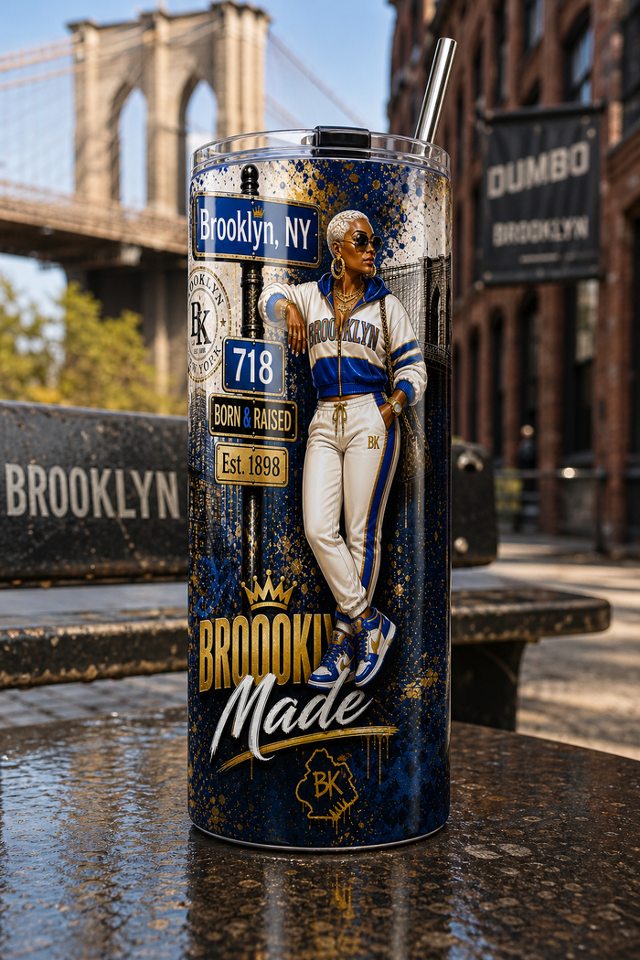 Brooklyn Born & Raised 20oz Stainless Steel Tumbler