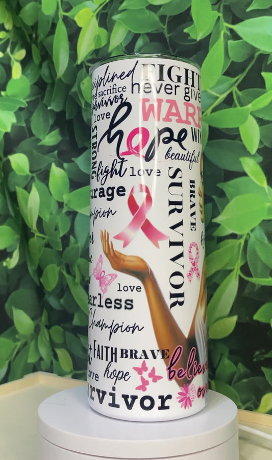 Breast Cancer Survivor Tumbler