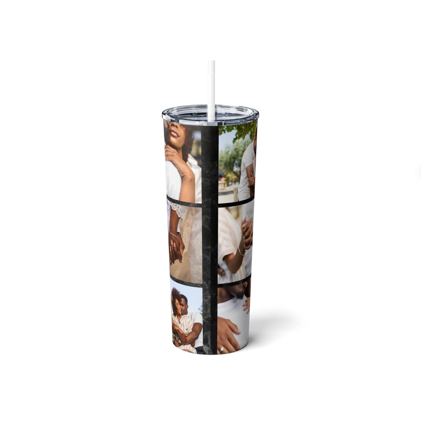 Love - Personalized 20 oz. Tumbler - Perfect gift for newly engaged couples or those celebrating an anniversary.