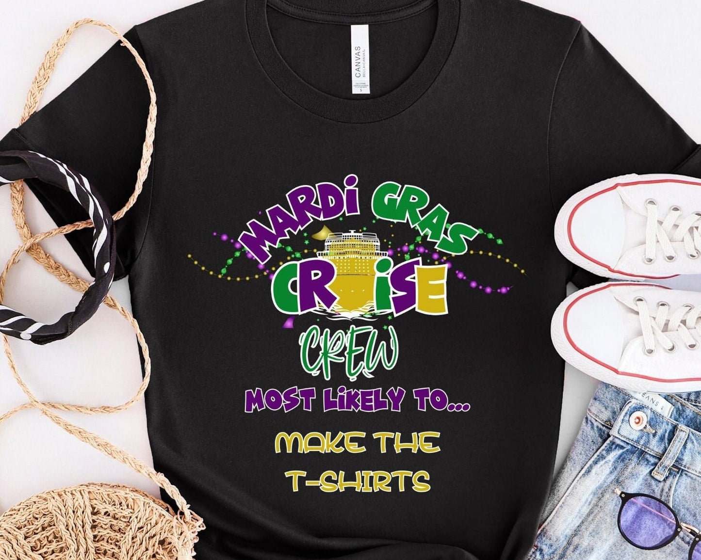 Customized Mardi Gras Cruise Most likely to…T-Shirts